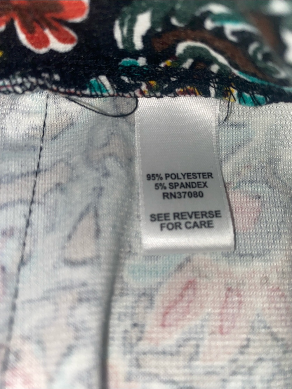 CATO Gato Skirt"  floral-patterned A-line mid-skirt with a flare at the hem.NWT - Picture 3 of 3